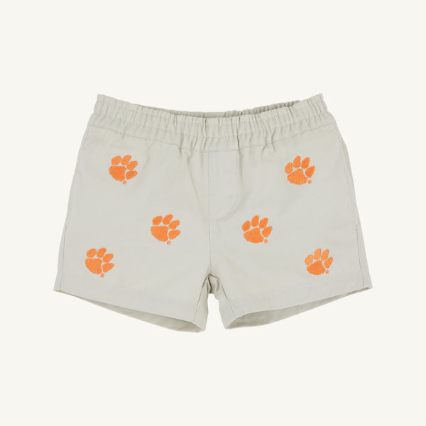 Beaufort Bonnet Critter Sheffield Shorts--Saratoga Stone Clemson