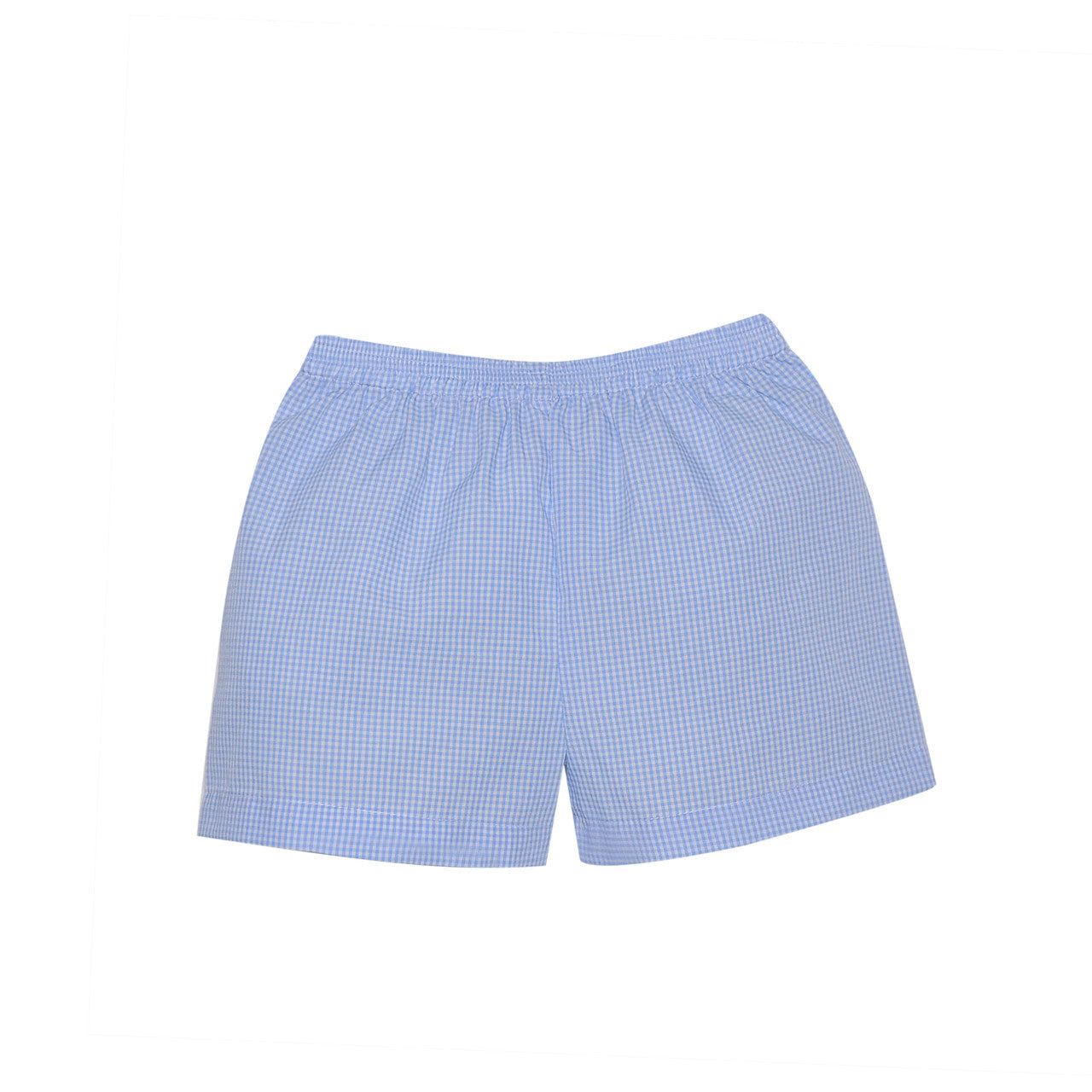 Remember Nguyen Blue Gingham Bennett Short