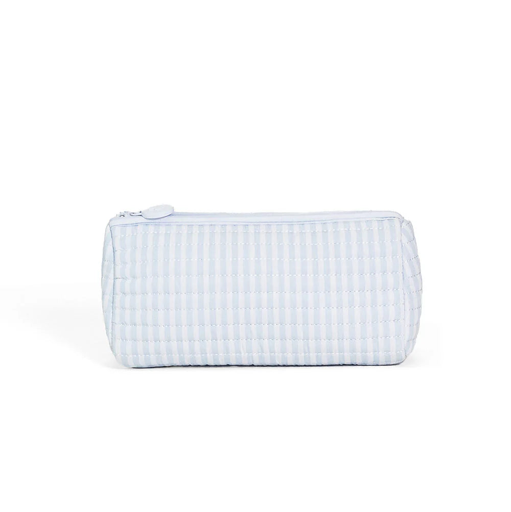 TRVL Design Quilted Pochette Bag--Pimlico Stripe Blue