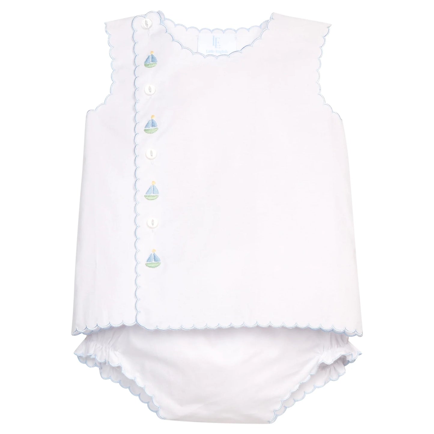 Little English Davis Day Set--Sailboats
