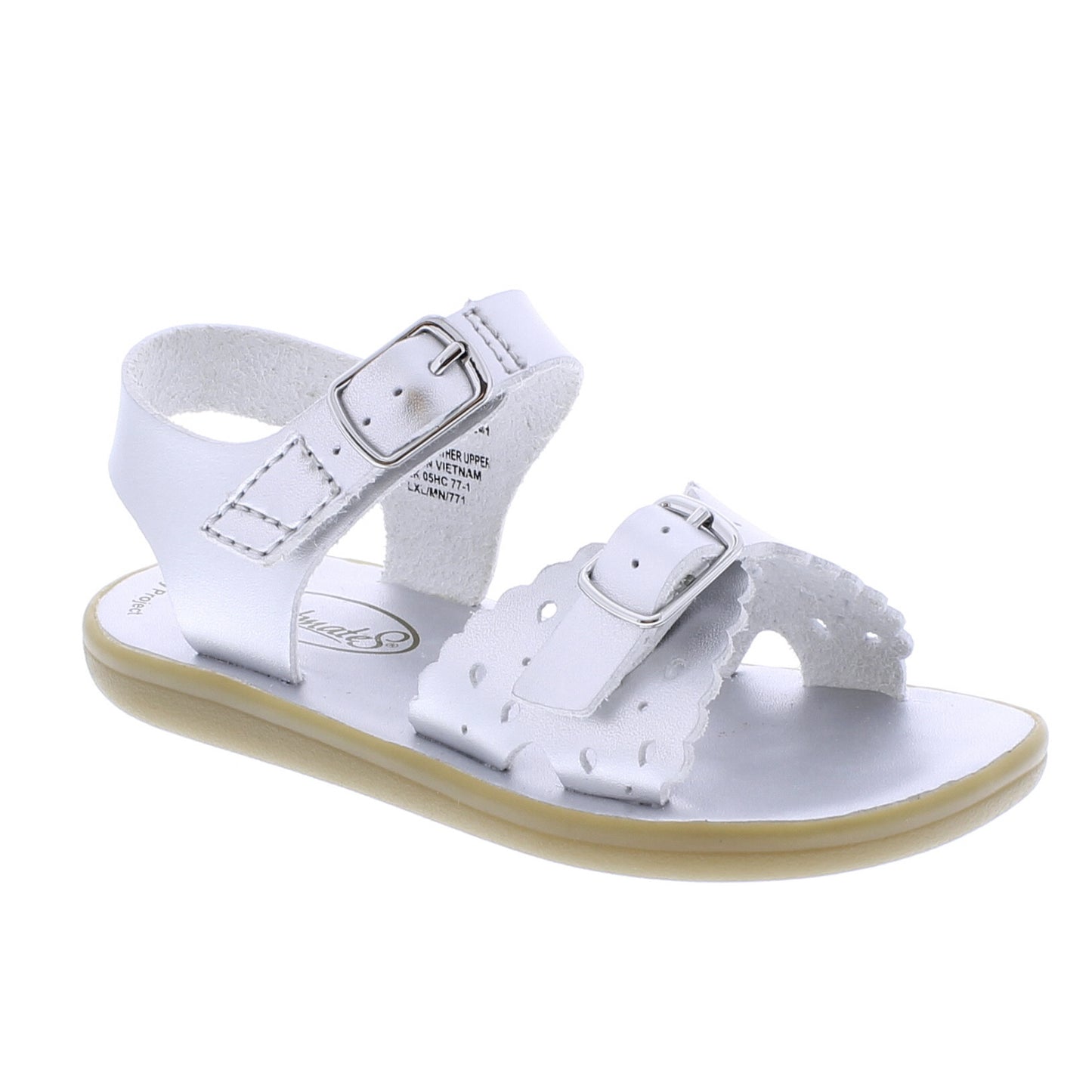 Footmates Shoes Eco-Ariel - Silver Microfiber