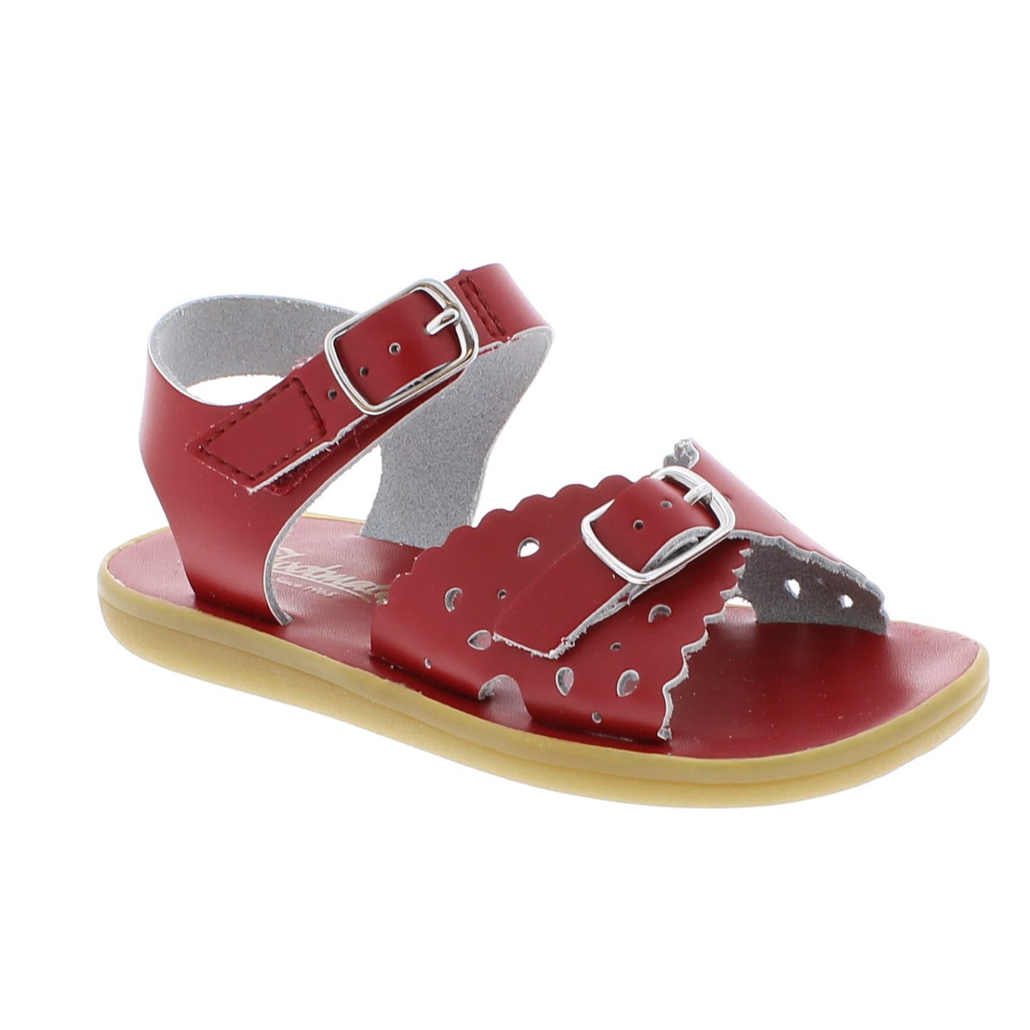 Footmates Shoes Eco-Ariel - Apple Red Microfiber
