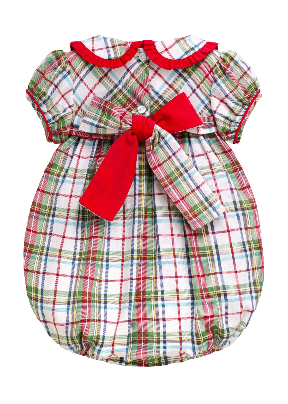 Little English Eleanor Bubble--Douglas Plaid