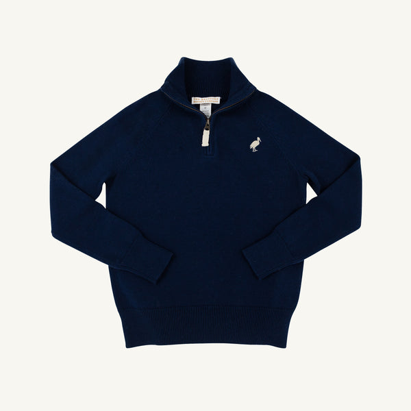 Beaufort Bonnet Hayden Half Zip Sweater--Nantucket Navy