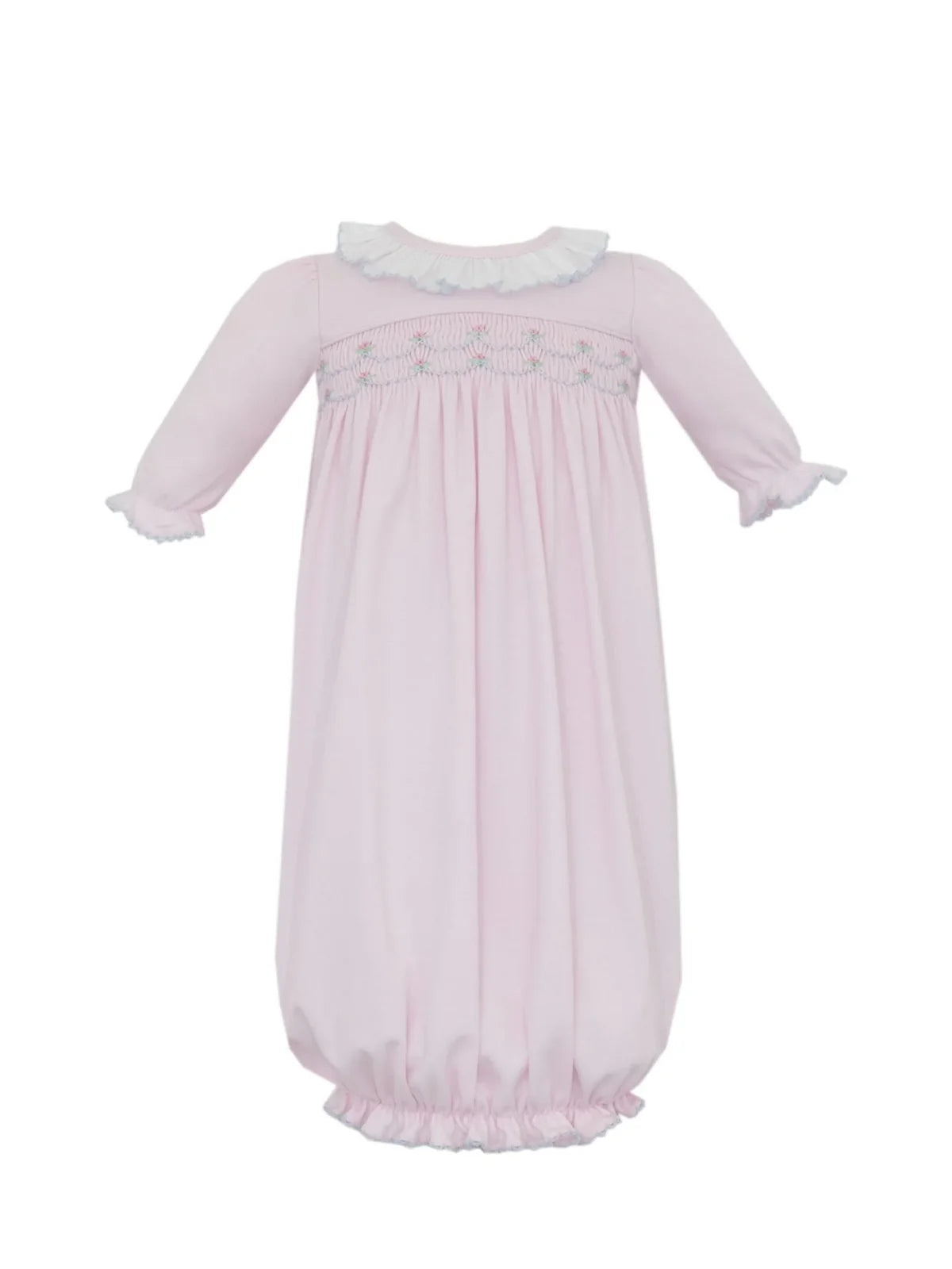 Petit Bebe Ellie Solid Pink Knit Girl's Sac