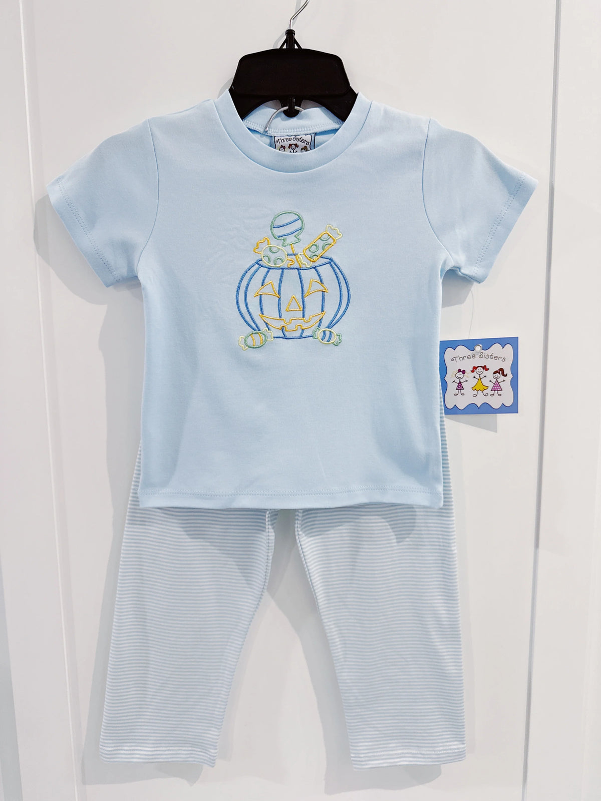 Three Sisters Trick or Treat Boys Pant Set