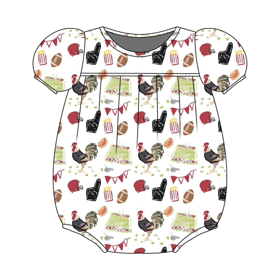 Three Little Ducks Abigail Bubble--Game Day Rooster