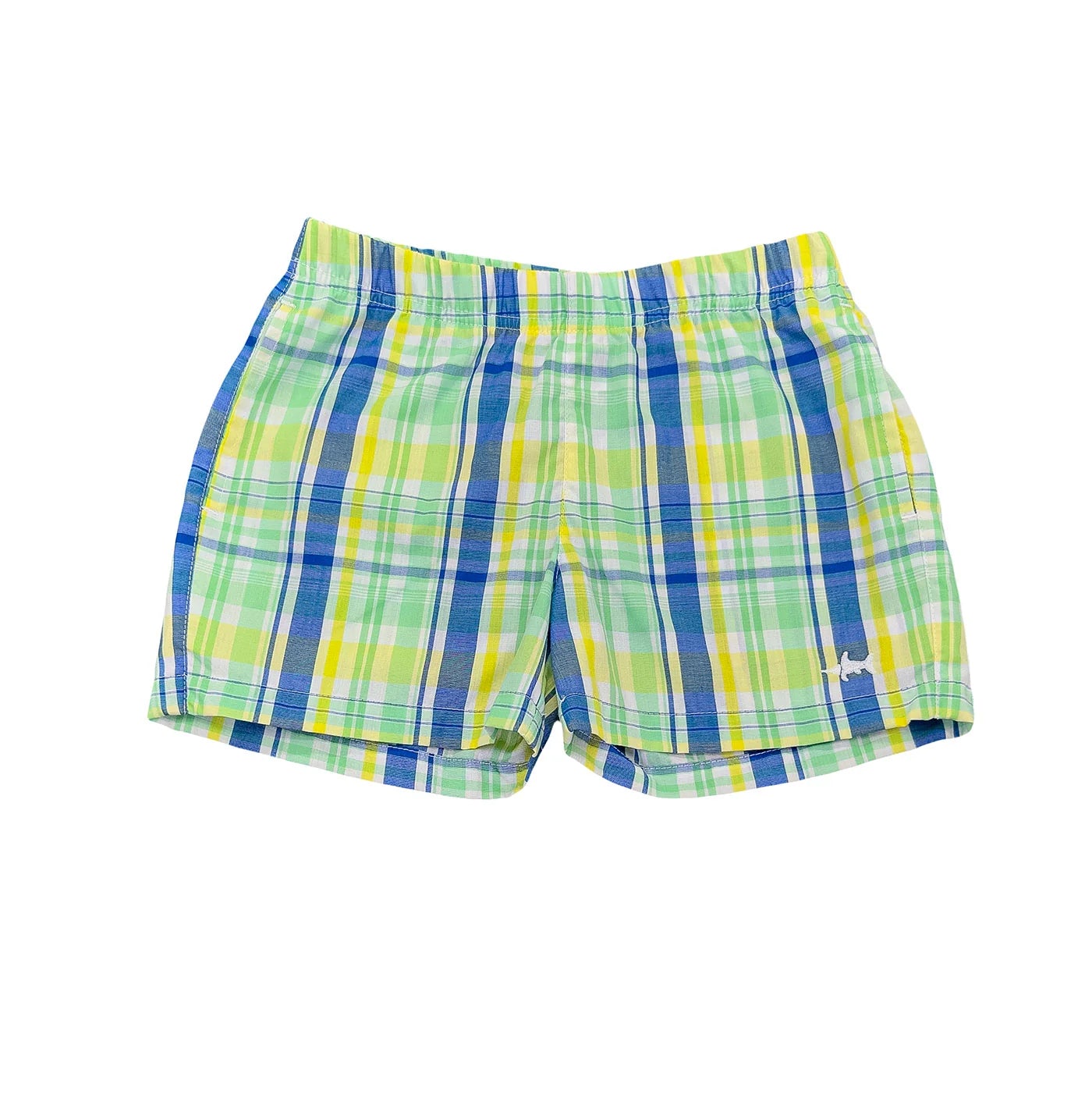 Saltwater Boys Company Naples Seersucker Shorts--Golf Plaid