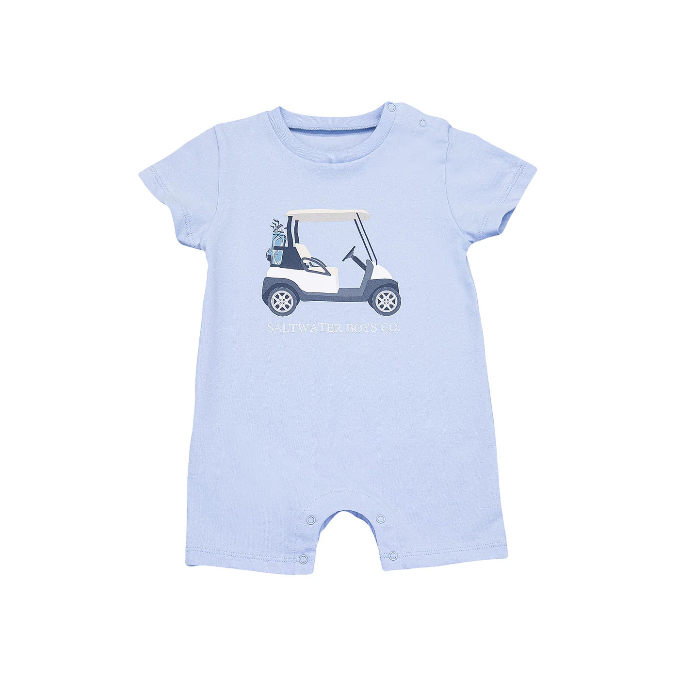 Saltwater Boys Golf Cart Short Sleeve T-Shirt Romper