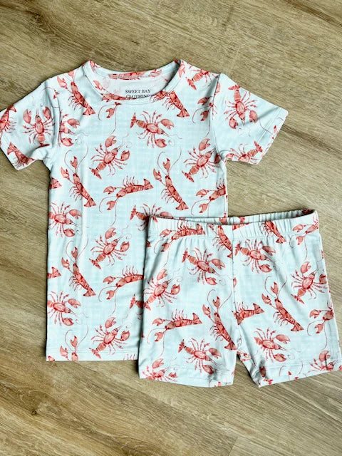 Sweet Bay Clothing Crawfish Pajama Shorts Set