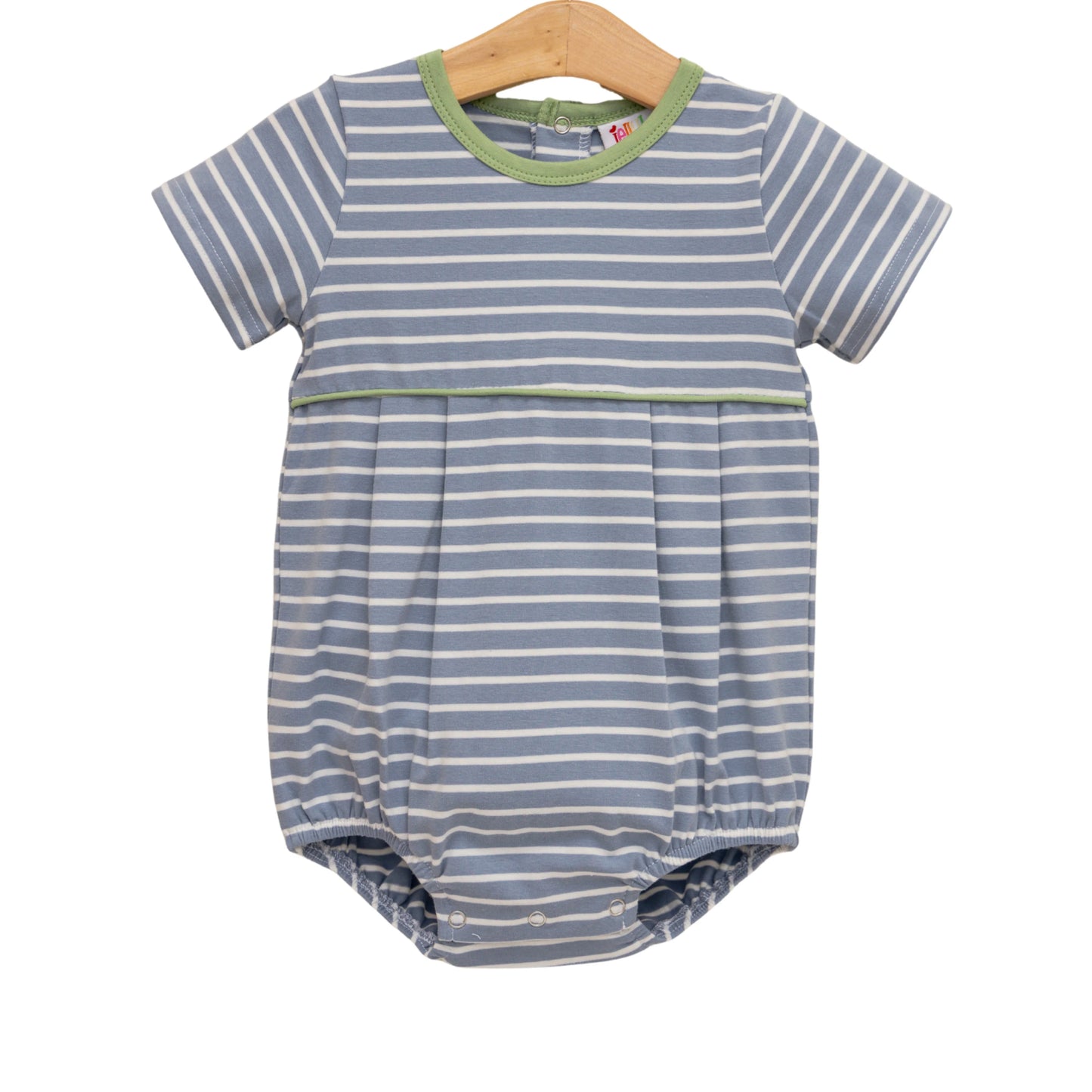 Jellybean by Smocked Candy Lucas Bubble- Slate and Sage