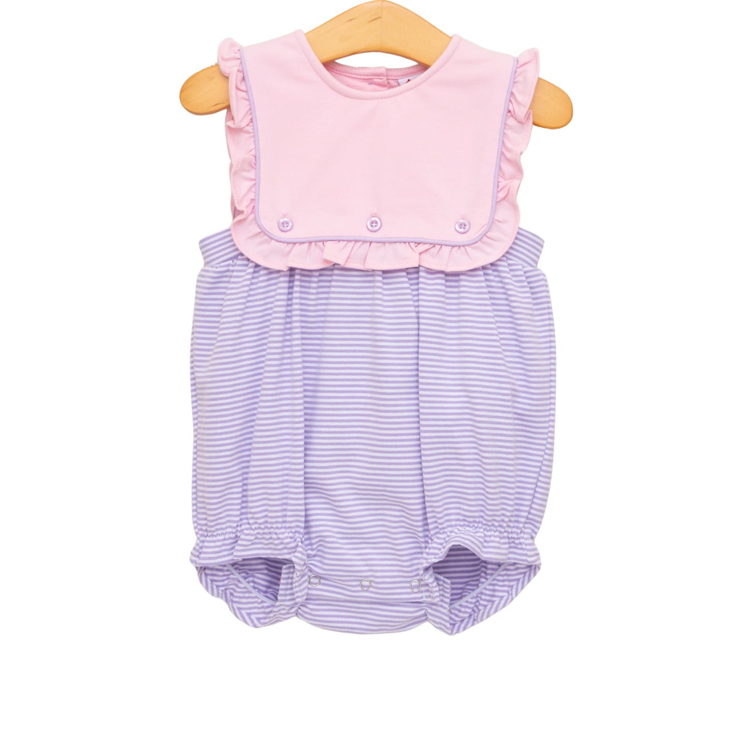 Jellybean by Smock Candy Amelia Bubble- Pink and Lavender Stripe