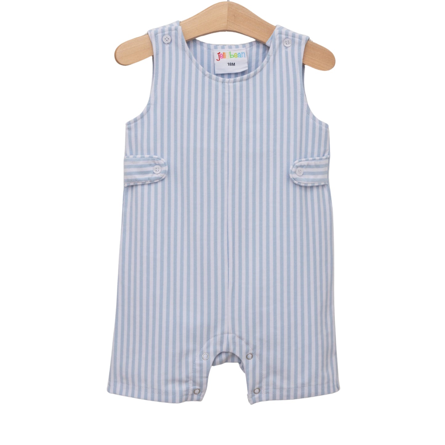 Jellybean by Smock Candy Tucker Tab Jon Jon- Light Blue Medium Stripe