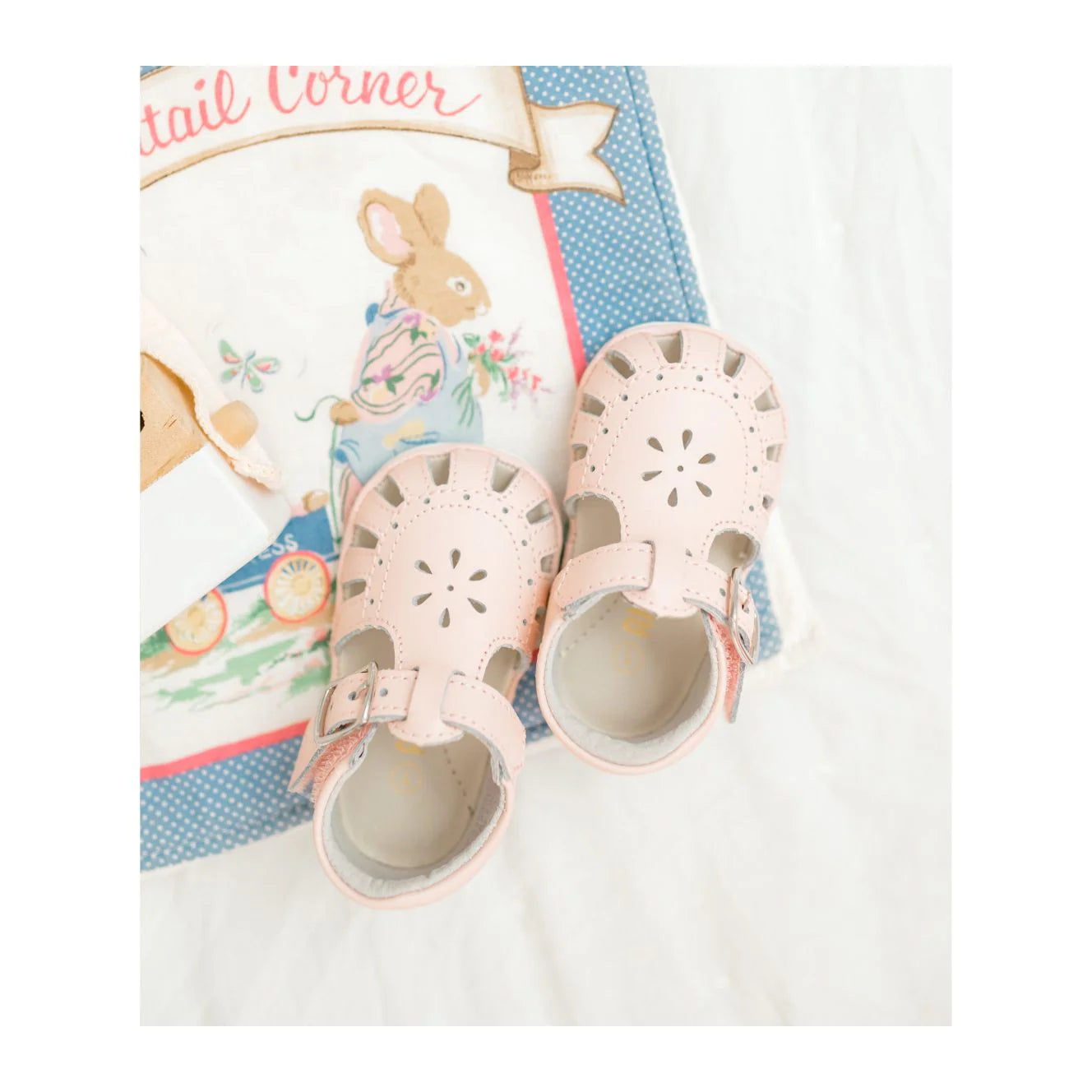 L'Amour Shoes Shelby Caged Sandal (Baby)