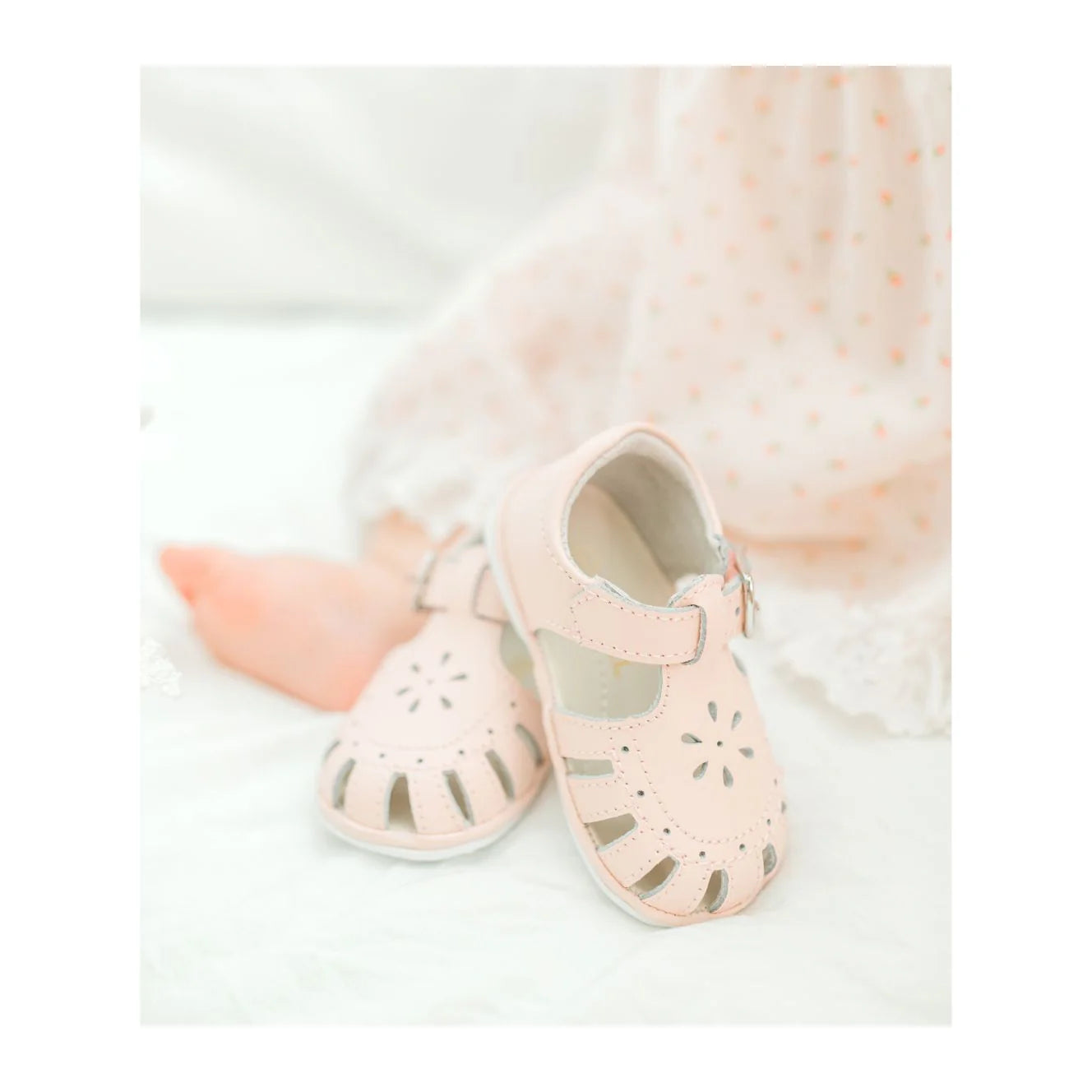 L'Amour Shoes Shelby Caged Sandal (Baby)