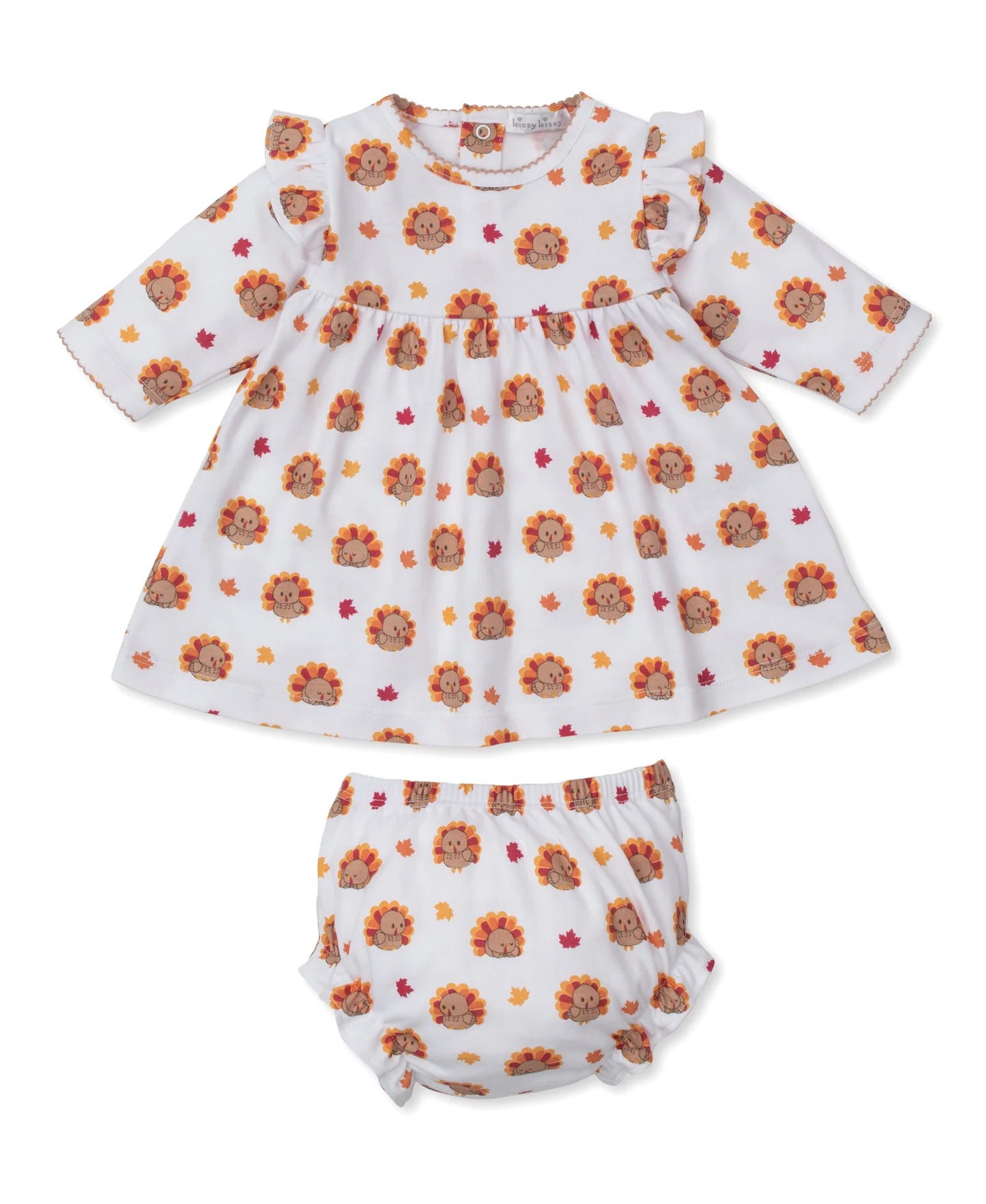 Kissy Kissy Turkey Team Dress Set Print