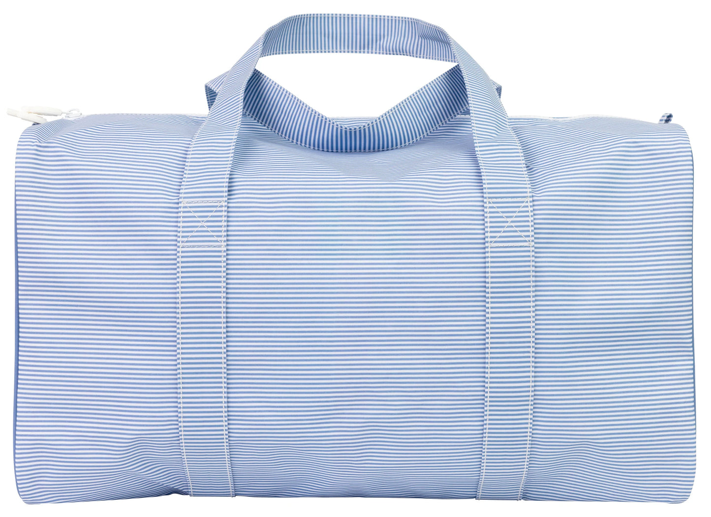 Apple Of My Isla The Navy Mini Stripe Duffle Bag