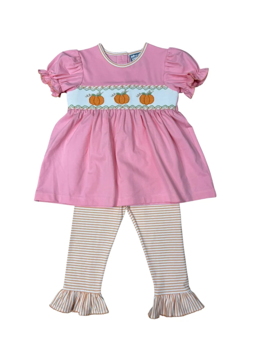 Three Sisters Autumn Harvest Smocked Pant Set