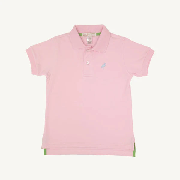 Beaufort Bonnet Prim and Proper Polo--Palm Beach Pink