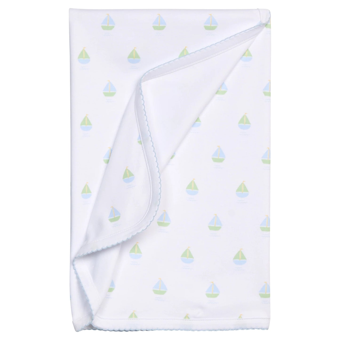 Little English Printed Blanket--Sailboats