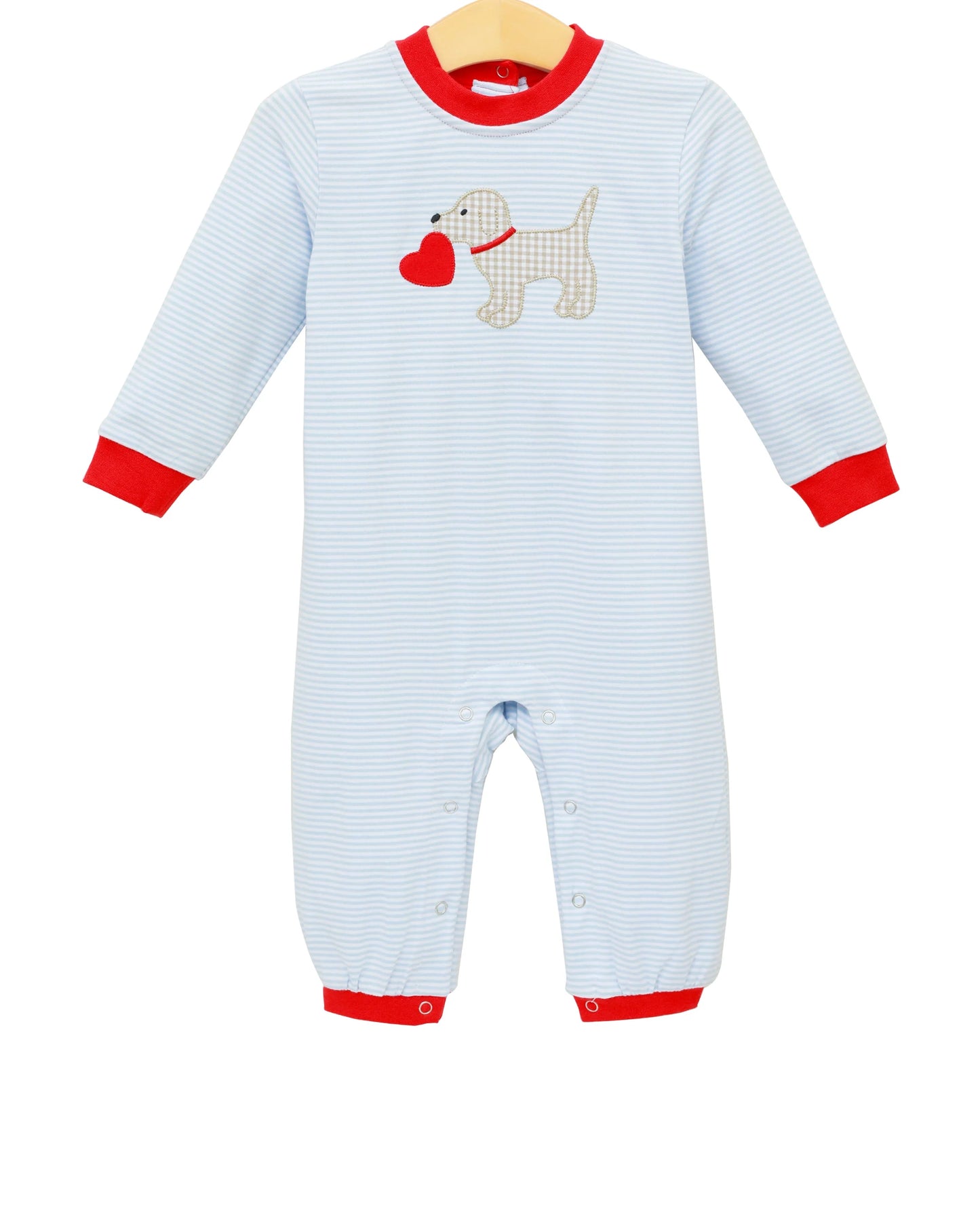 Trotter Street Boy's Puppy Love Romper