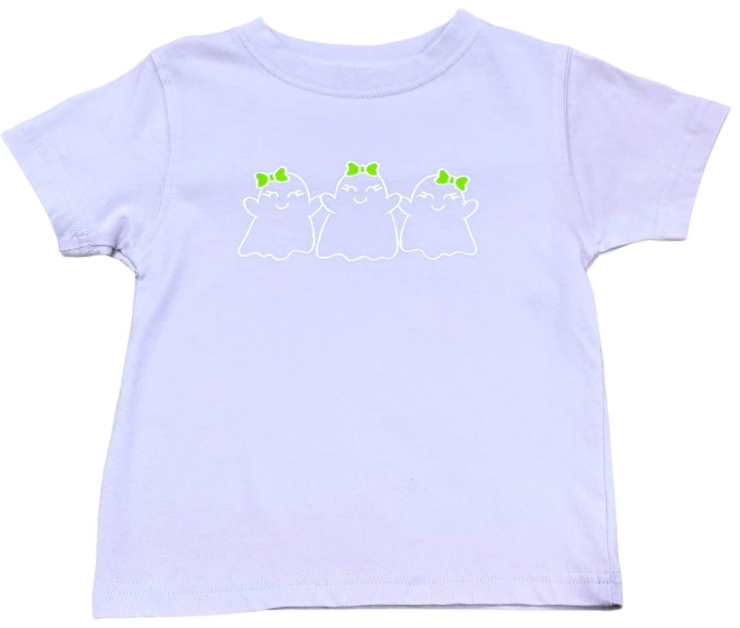 Mustard and Ketchup Short Sleeve Light Purple Ghost T-Shirt
