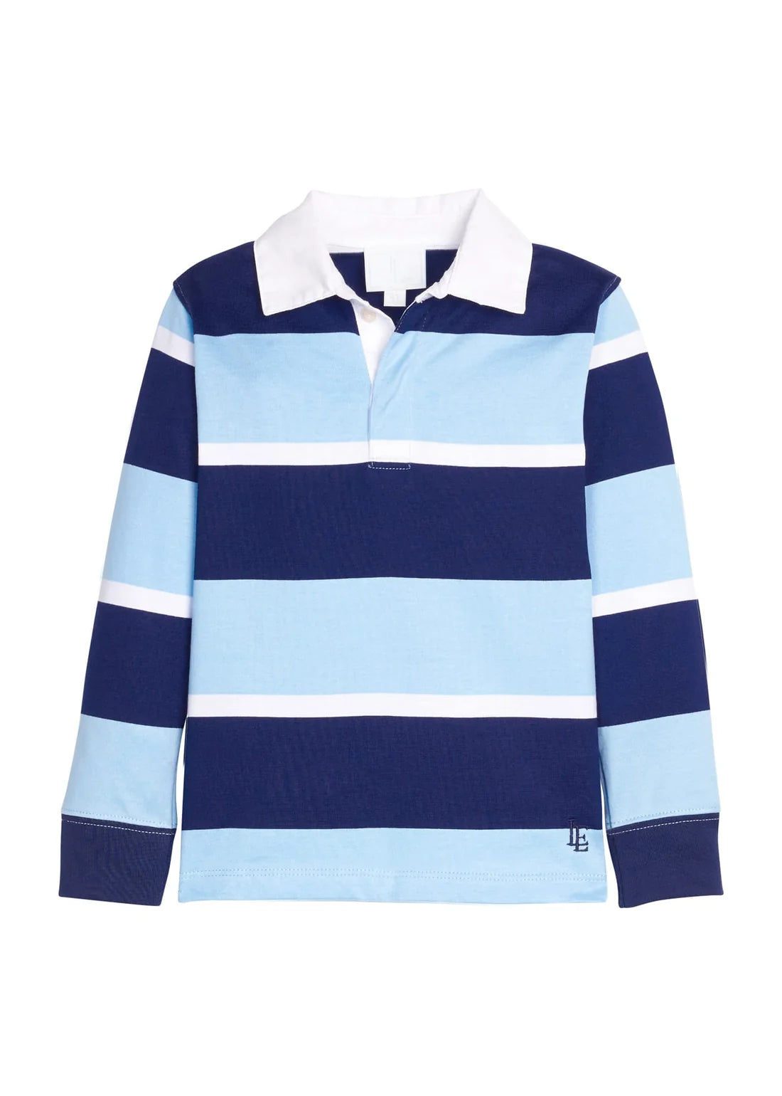 Little English Rugby Polo--Varsity Stripe