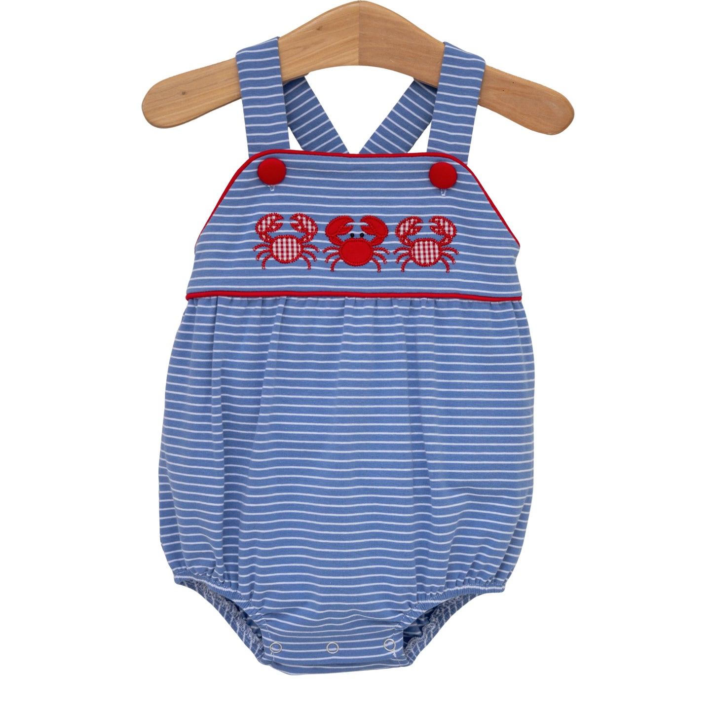 Jellybean by Smocked Candy Coastal Crab Sunsuit