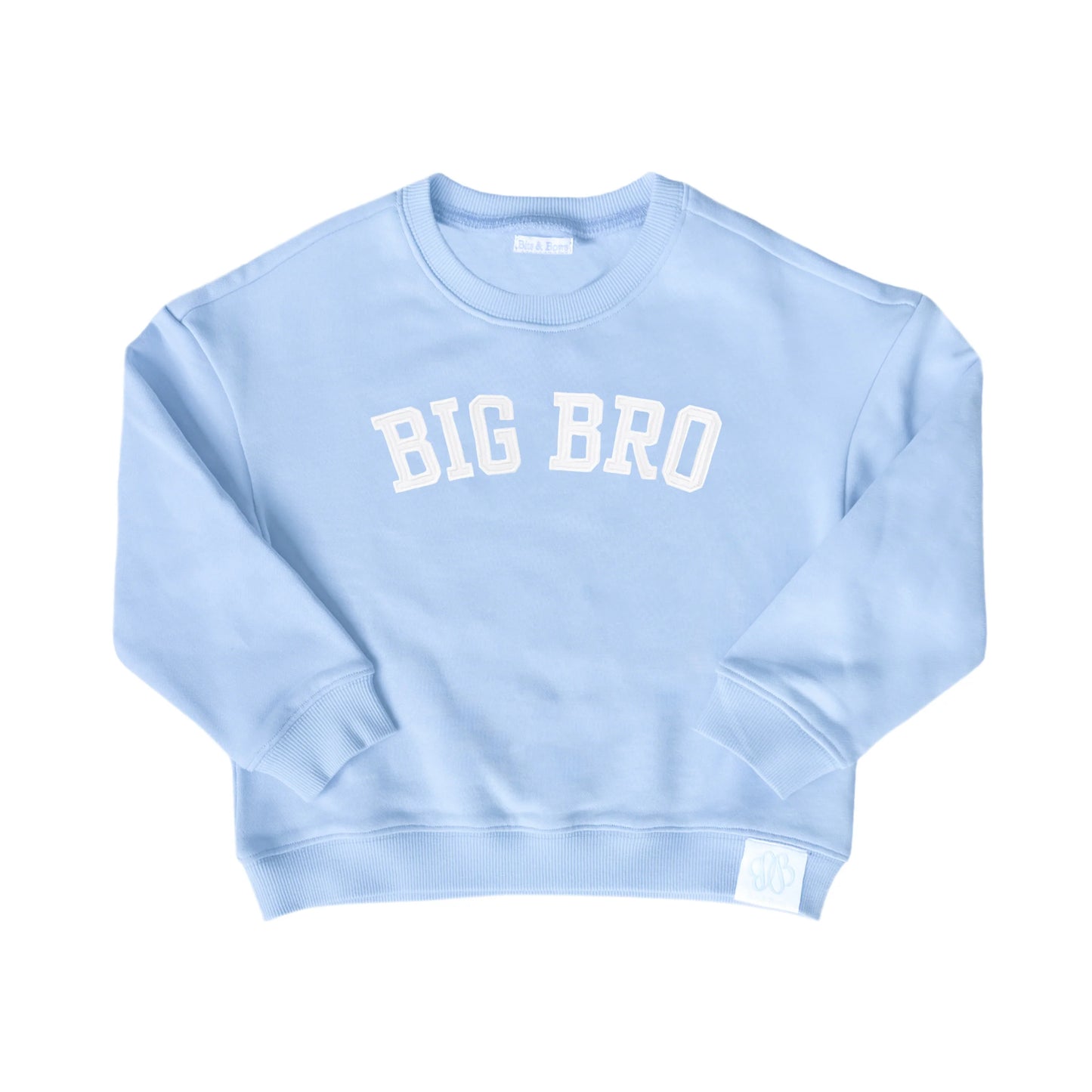 Bits & Bows Big Brother Big Bro Blue Sweatshirt
