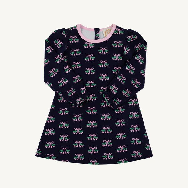 Beaufort Bonnet Sadie Sweatshirt Dress--Beloved Bows with Pier Party Pink