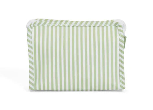 TRVL Design Roadie Large Zip Pouch--Pimlico Stripe Sage