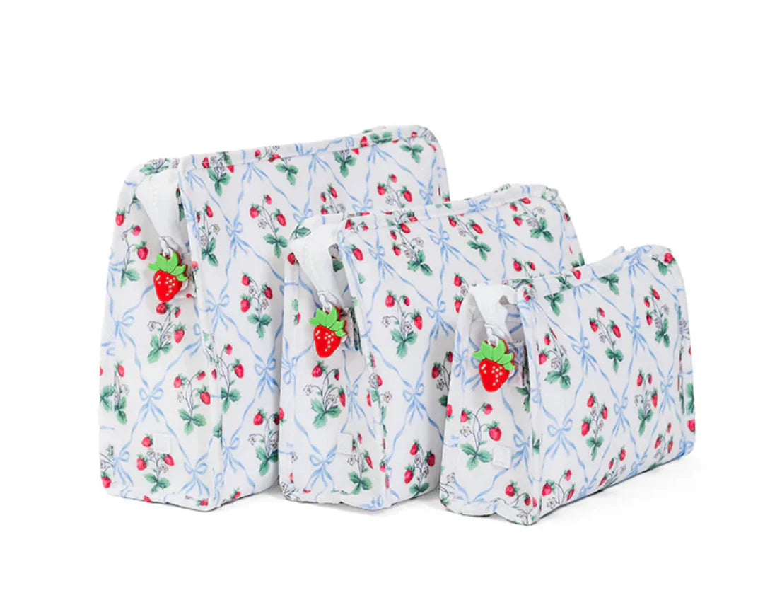 TRVL Design Roadie Large Zip Pouch--Berry Nice