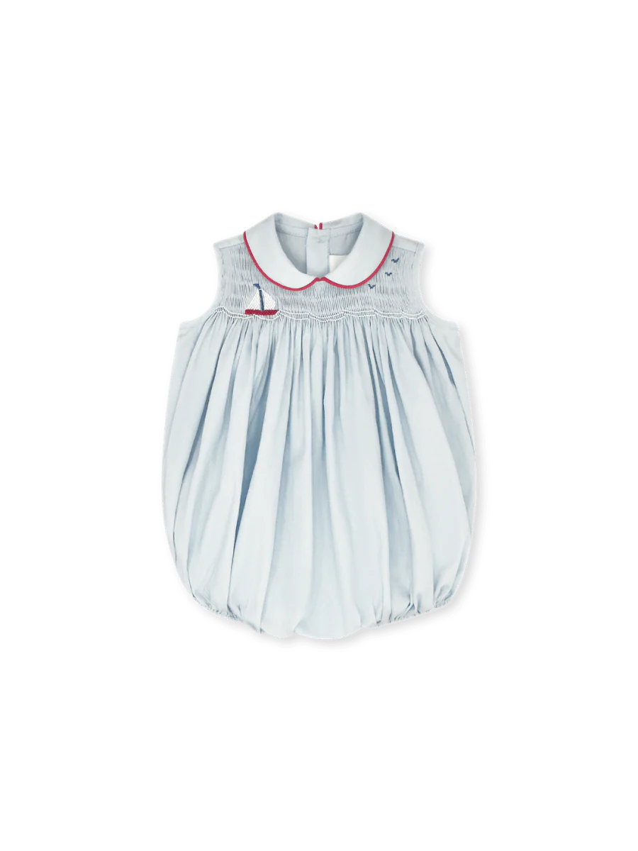 Lullaby Set Beckett Bubble - Brentwood Blue Pique, Sailboat