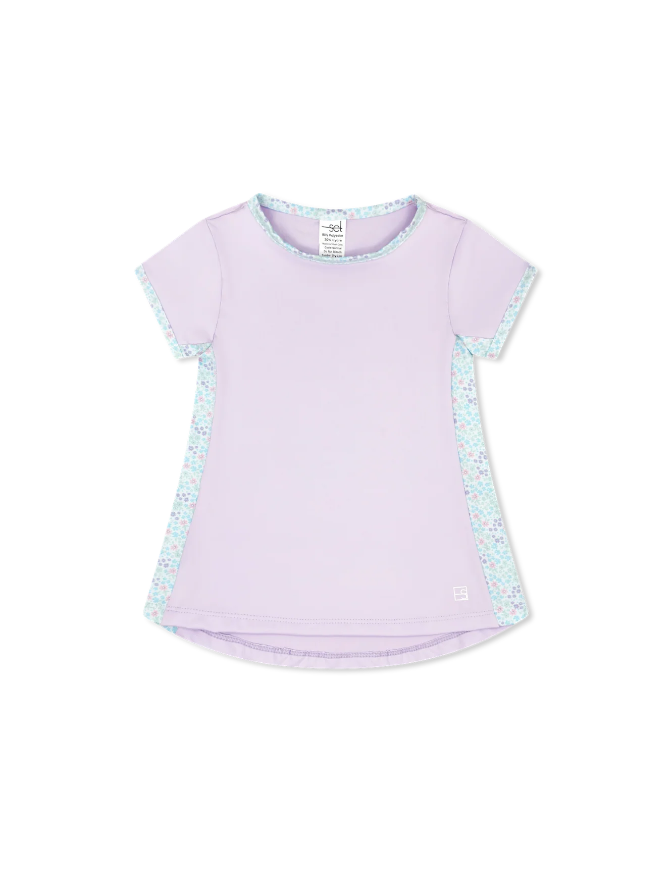 Set Athletics Blair Top Petal Purple, Frosted Floral