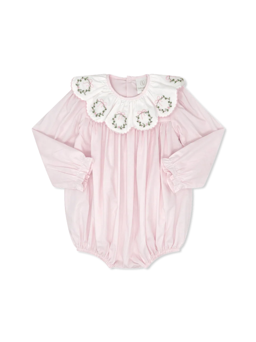 Lullaby Set Chloe Bubble--Blessings Pink Batiste, Wreaths