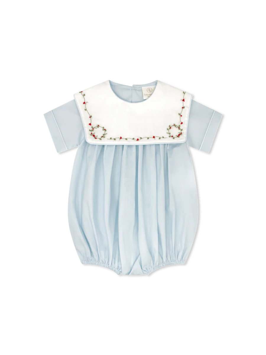 Lullaby Set Christian Bubble--Blessings Blue Batiste, Holly