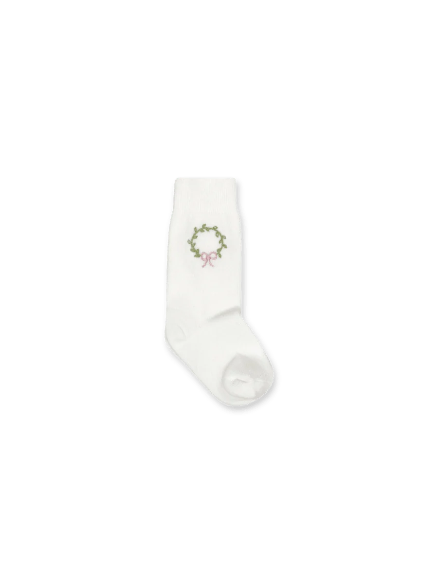 Lullaby Set Kelsey Knee Socks--Wreath