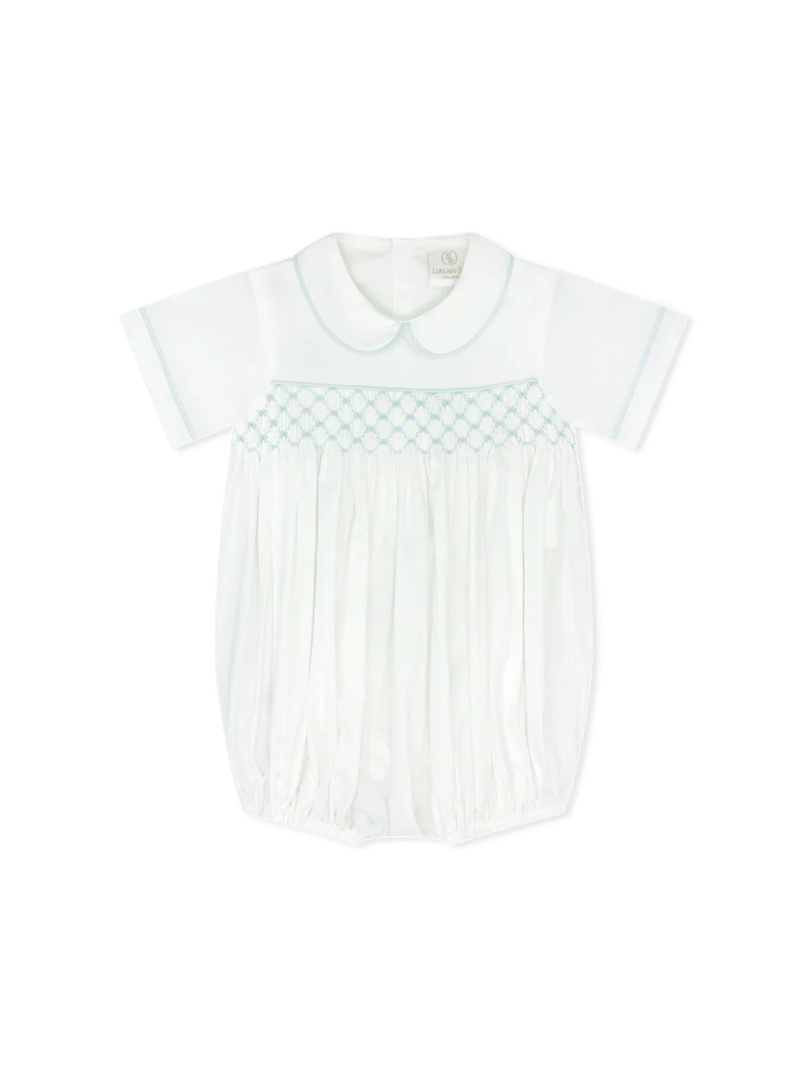 Lullaby Set Graham Bubble Blessings White Batiste with White Trim