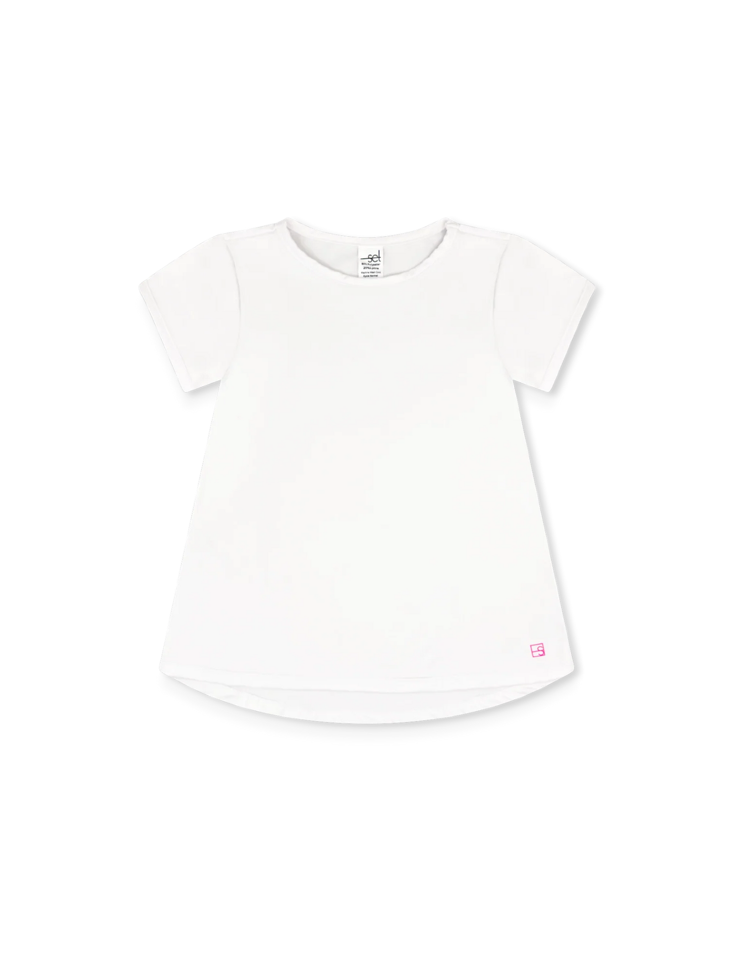 Set Fashions Set Athletics Bridget Basic Tee--Pure Coconut