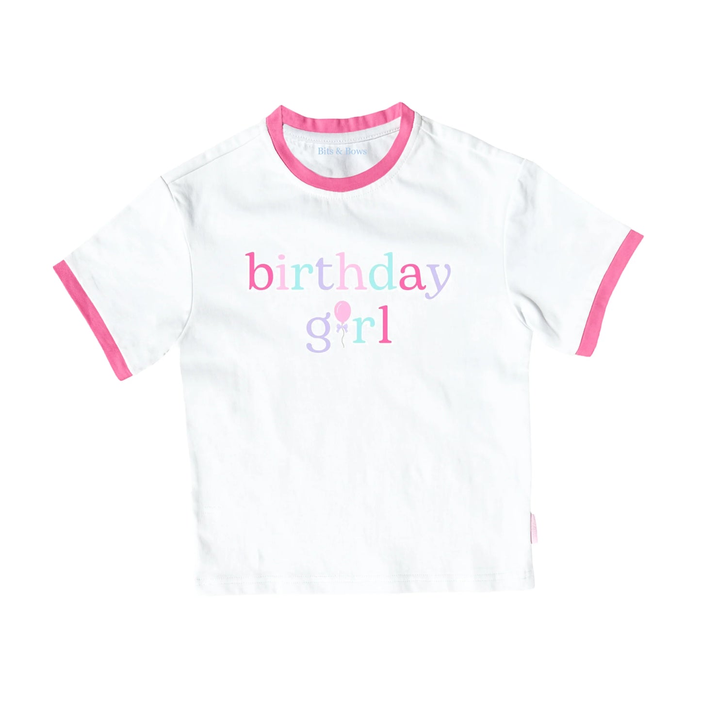 Bits & Bows Birthday Girl T-Shirt