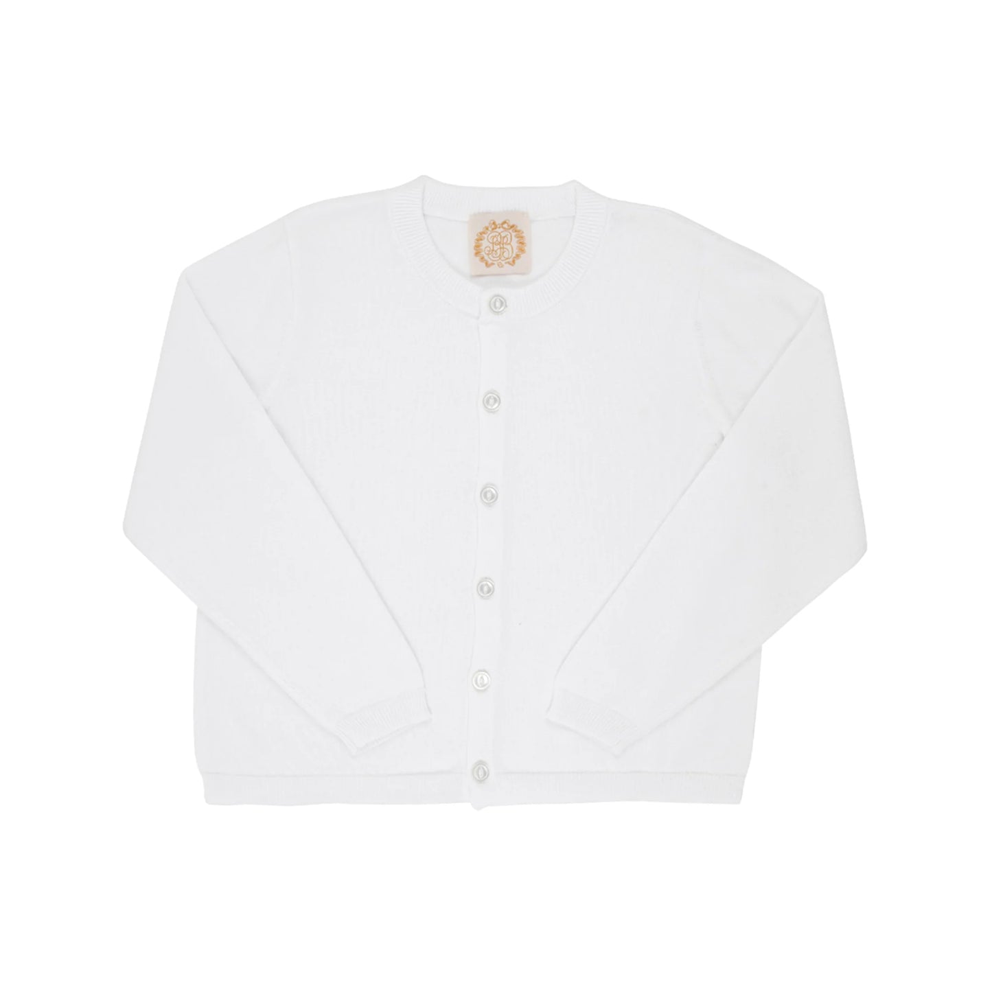 Beaufort Bonnet Cambridge Cardigan Worth Avenue White with Pearlized Buttons