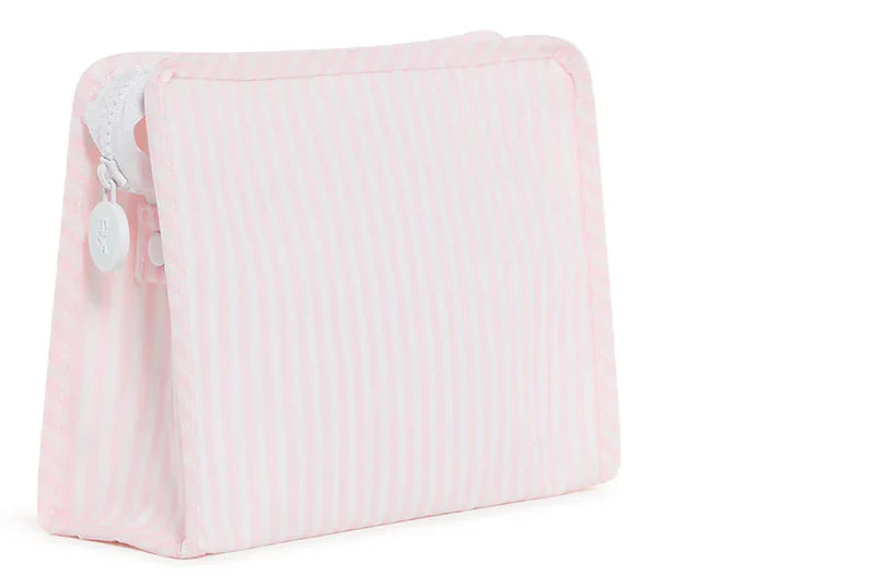 TRVL Design Roadie Large Zip Pouch-Pimlico Stripe Pink