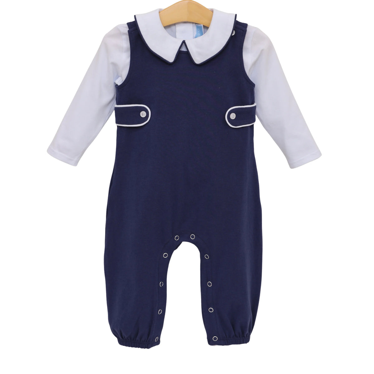 Trotter Street Elijah Jon Jon Set--Navy