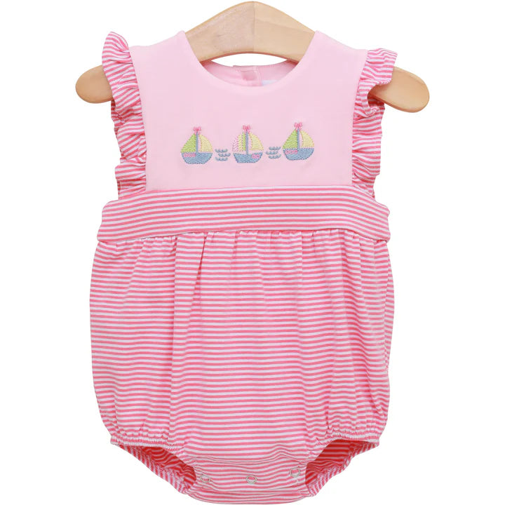 Trotter Street Set Sail Ruffle Sunsuit