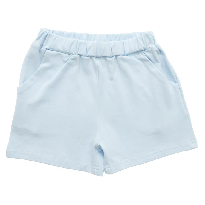 Trotter Street Pocket Shorts--Light Blue