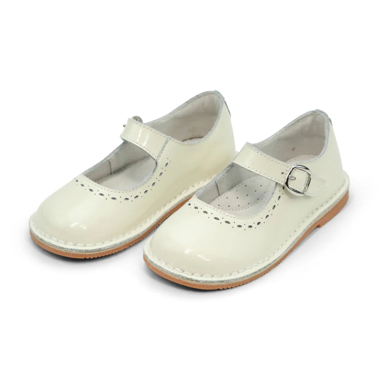 L'Amour Alina Mary Jane--Patent Ivory