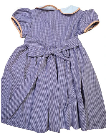LuLu BeBe Paw Clemson Embroidered Button Down Pocket Dress