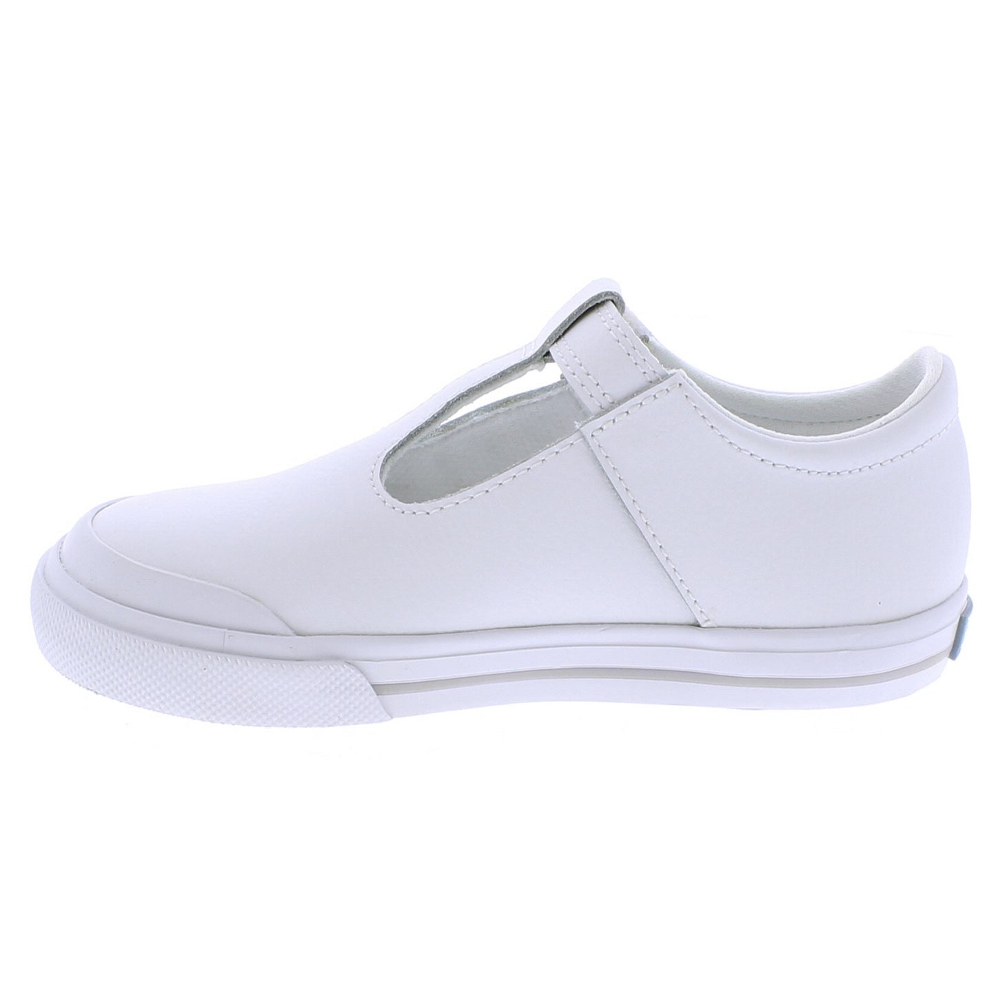 Footmates Shoes Drew - White Leather/Gray