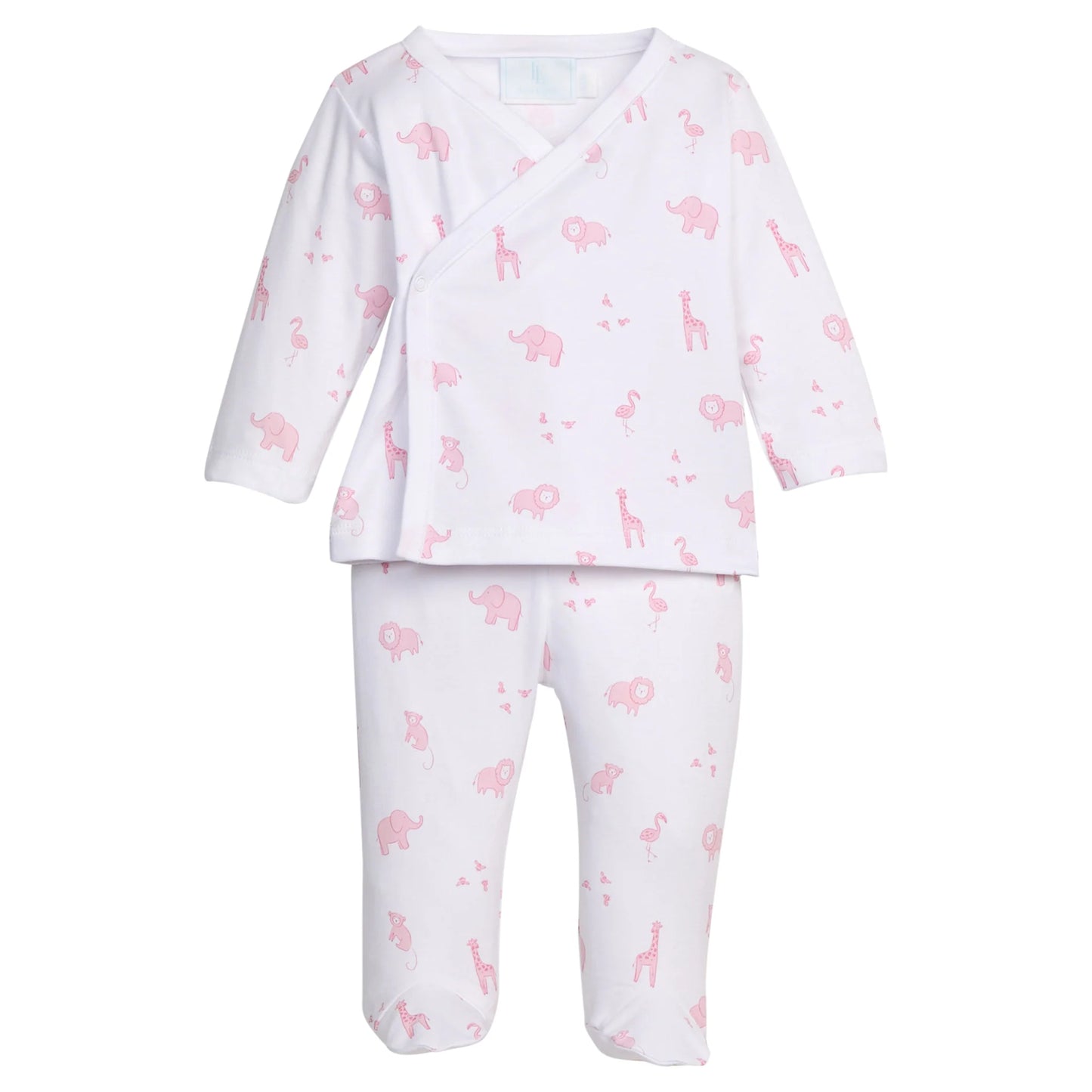 Little English Wrap Set--Pink Safari