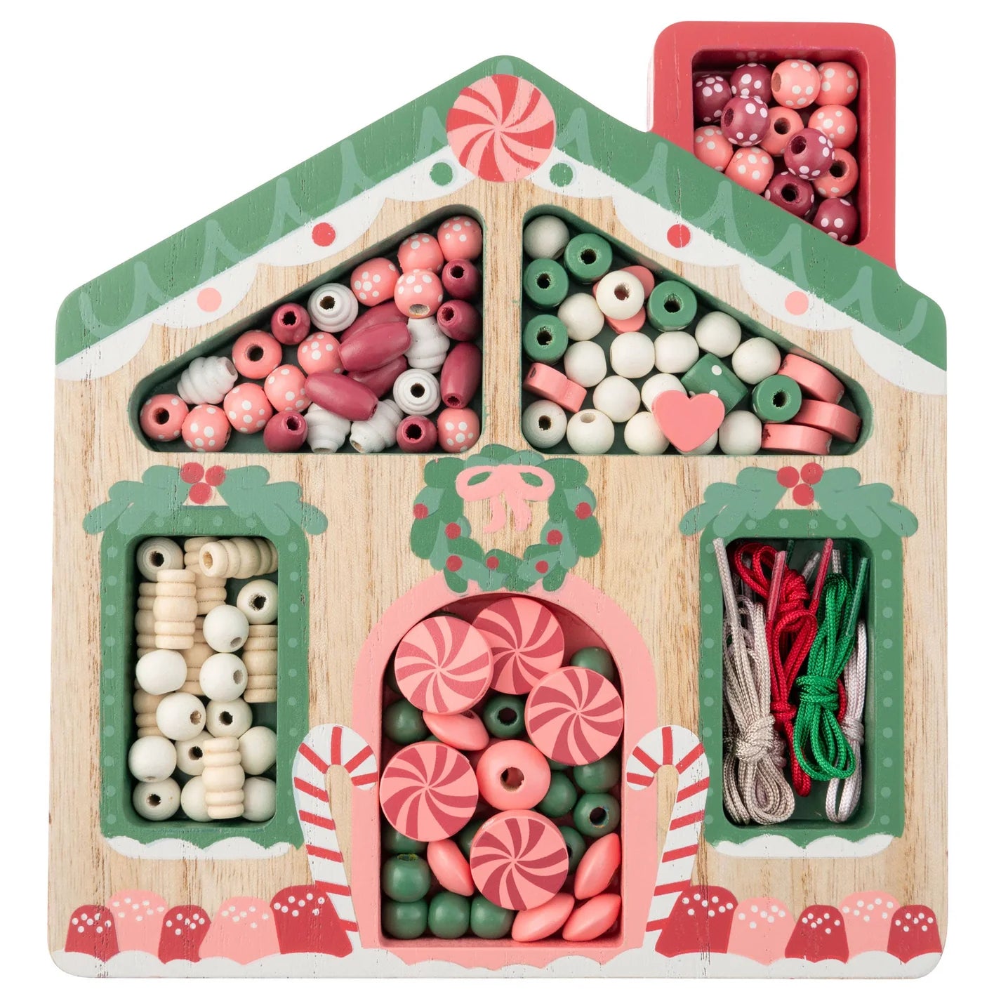 Stephen Joseph HOLIDAY BEAD BOUTIQUE GINGERBREAD HOUSE
